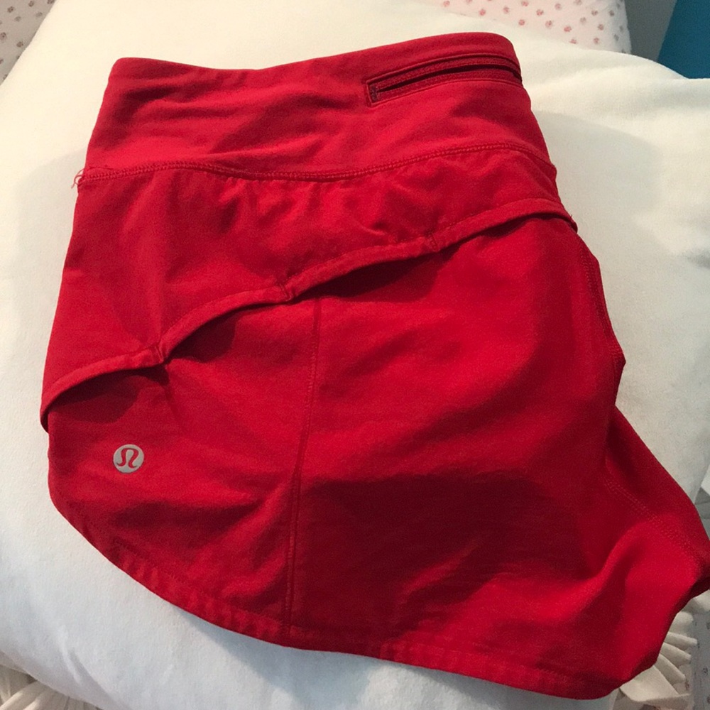 Lululemon speed shorts